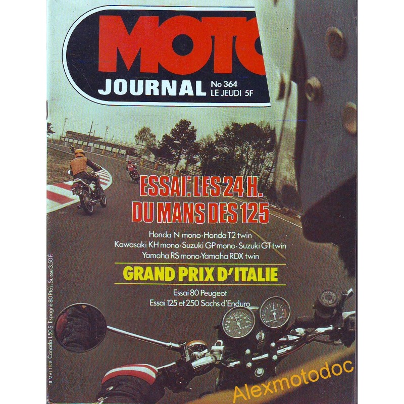 Moto journal n° 364