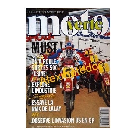 Moto verte,moto verte 195,n° 195,revue,moto,essai,journal,magazine,magazines,revues,revues moto,revues,revues moto,revue moto,