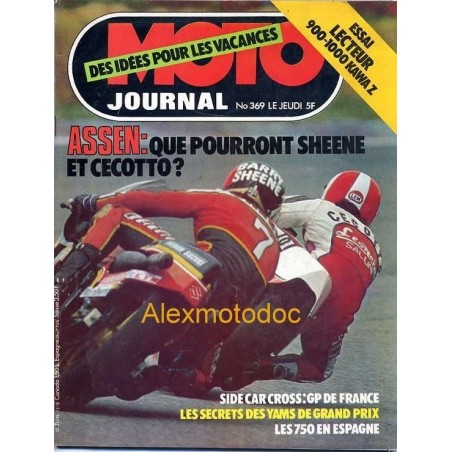 Moto journal n° 369