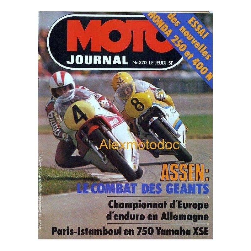 Moto journal n° 370