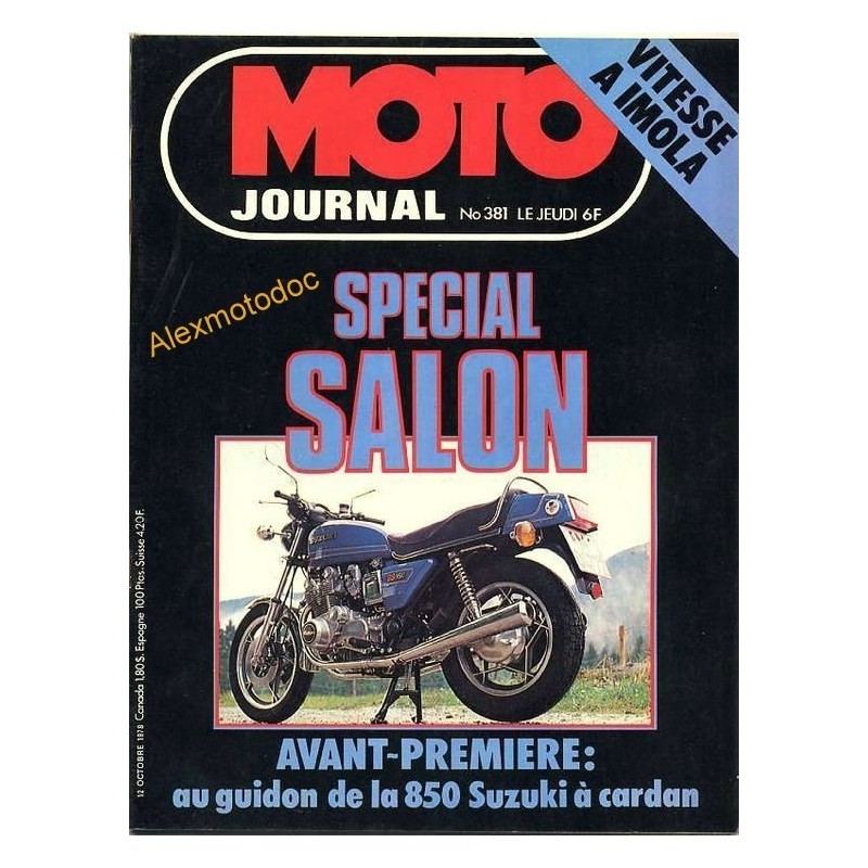 moto journal,Moto journal 381,revue,moto,essai,journal,Honda,BMW,Kawasaki,Suzuki,Yamaha,Triumph,Bsa,Harley,Norton,revue moto,