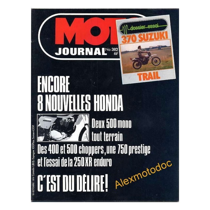 Moto journal n° 382