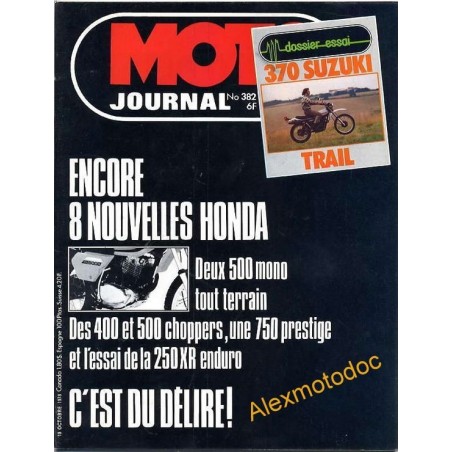 Moto journal n° 382