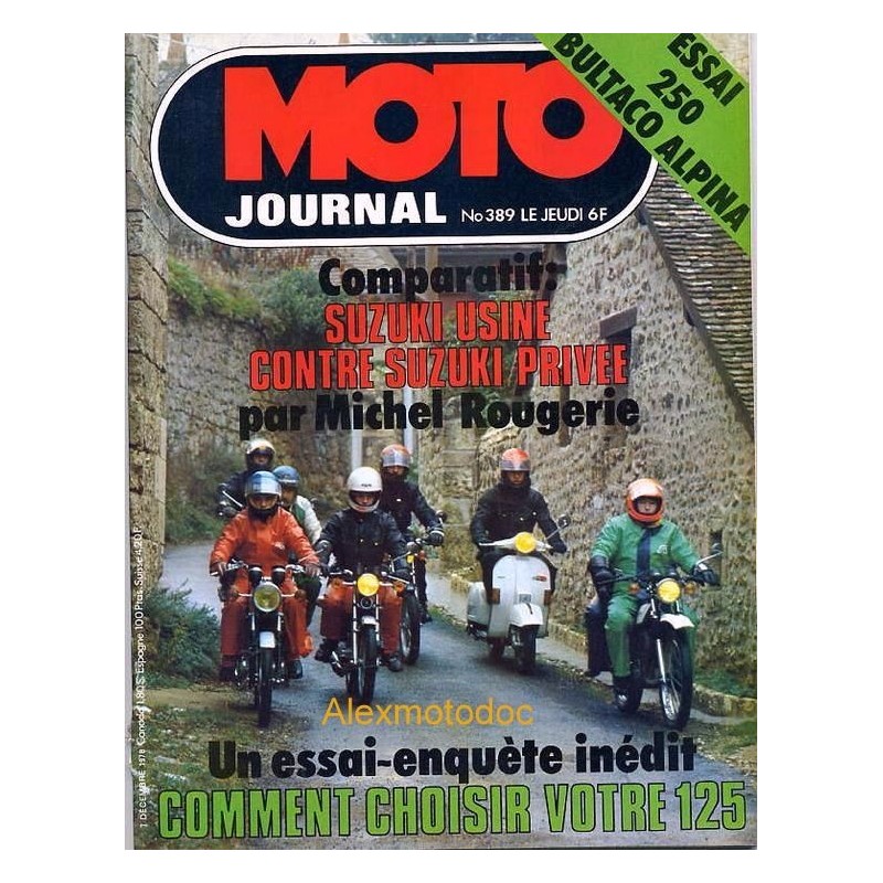 Moto journal n° 389