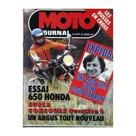 Moto journal n° 397