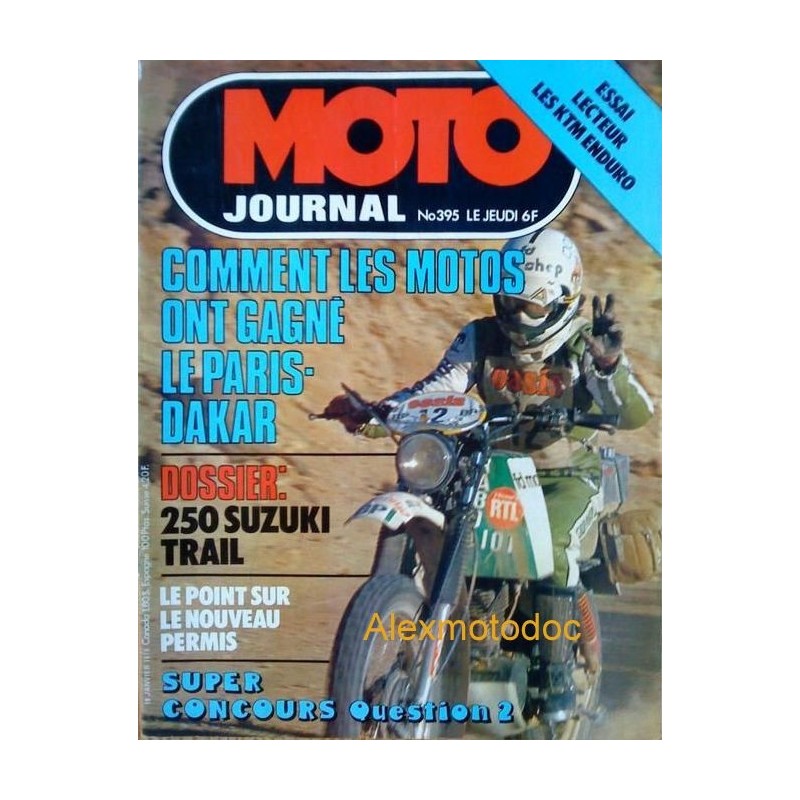 Moto journal n° 395