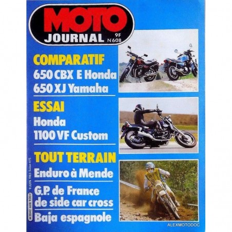 moto journal,Moto journal 608,n° 608,revue,moto,essai,journal,revues,revues moto,motos,revue moto,