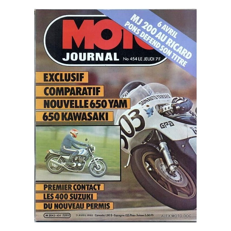 Moto journal n° 454