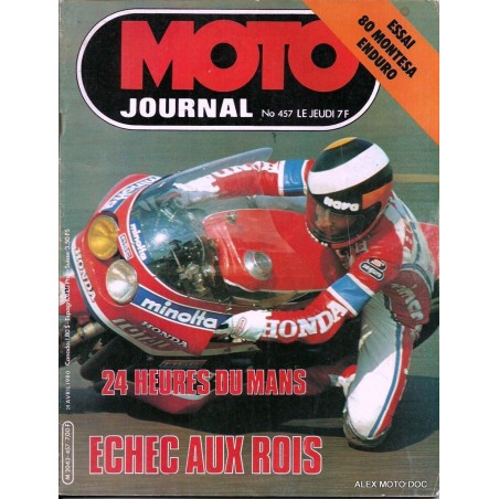 moto journal,Moto journal 457,n° 457,revue,moto,essai,journal,revues,revues moto,motos,revue moto,