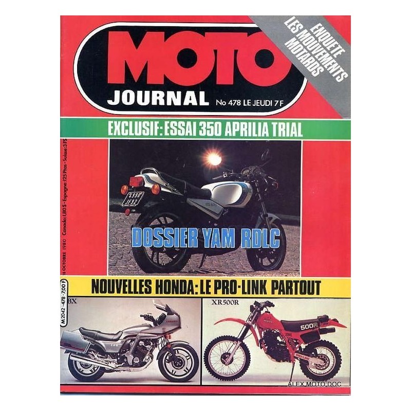 Moto journal n° 478