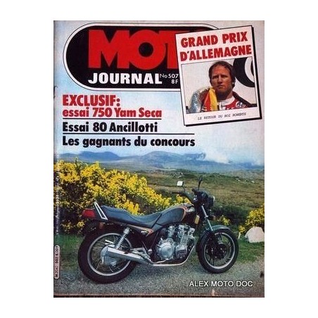 Moto journal n° 507