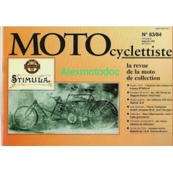 Motocyclettiste n° 83/84