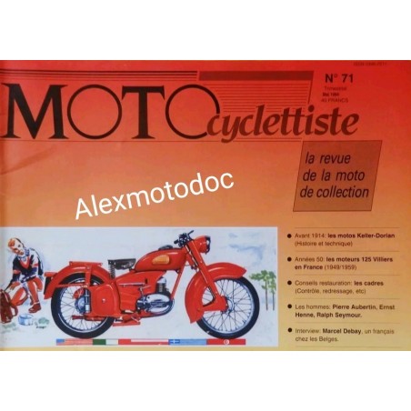 Motocyclettiste n° 71