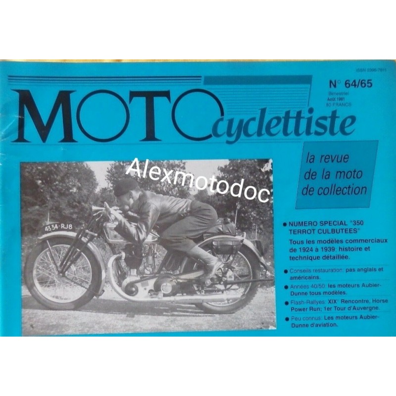 Motocyclettiste n° 64/65