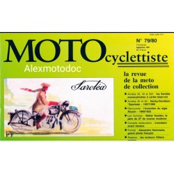 Motocyclettiste n° 79/80
