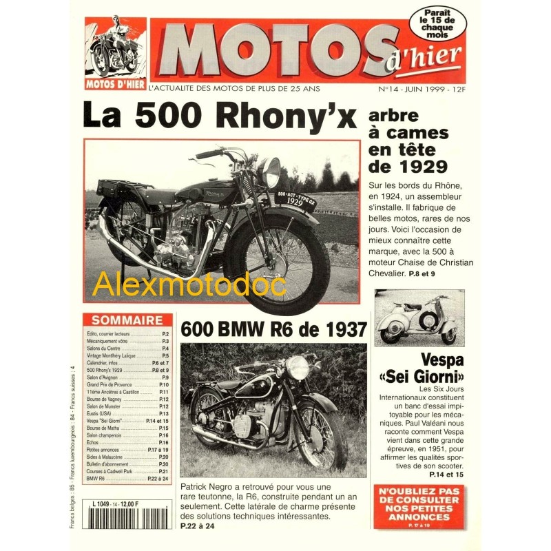 Motos Hier Motos D Hier 14 Revue Moto Essai Journal Honda Bmw
