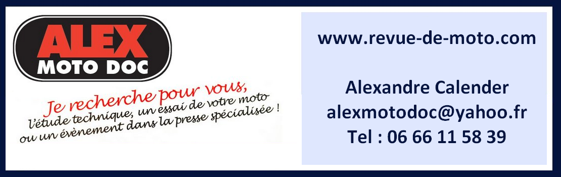 Plus de 12000 documentations motos disponibles (presse et technique) de 1910 à nos jours !